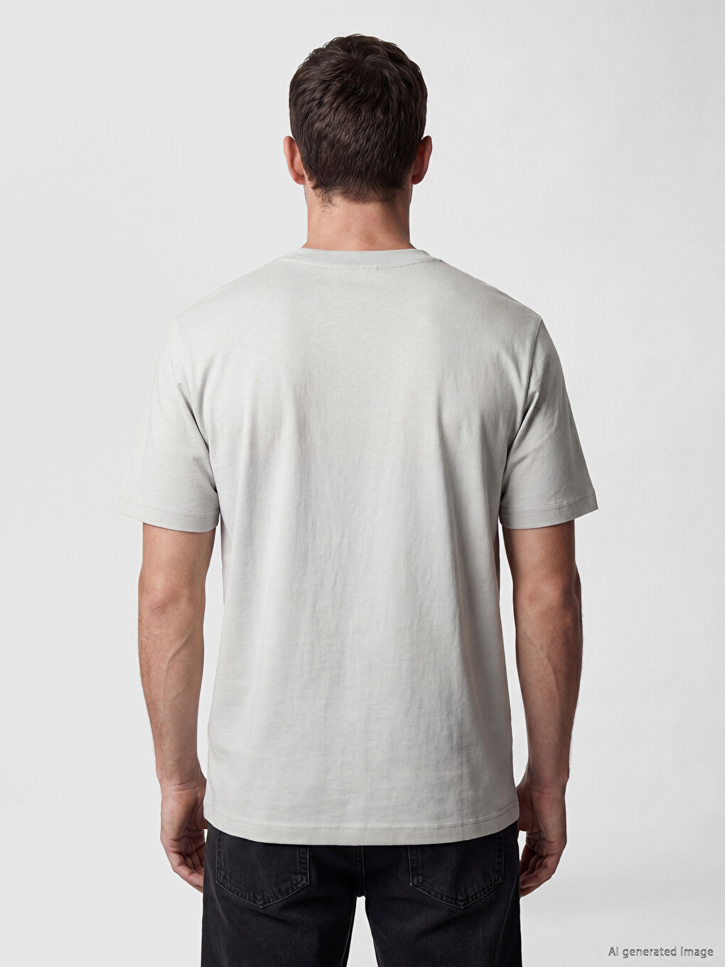 Crew Neck Printed Men's T-Shirt-3
