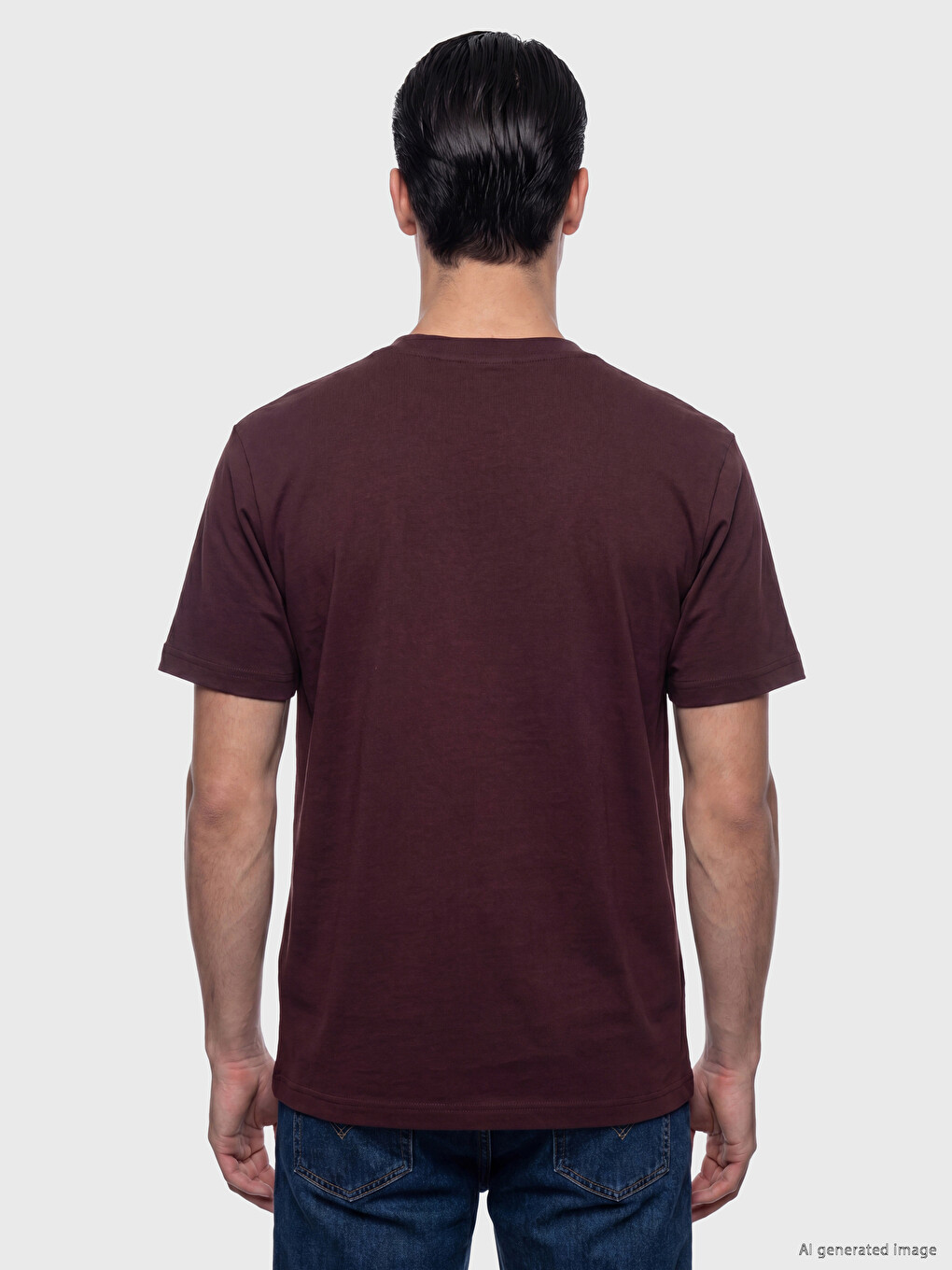 Crew Neck Printed Men's T-shirt-3