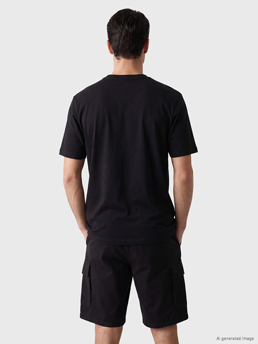 Crew Neck Printed Men's T-shirt-2