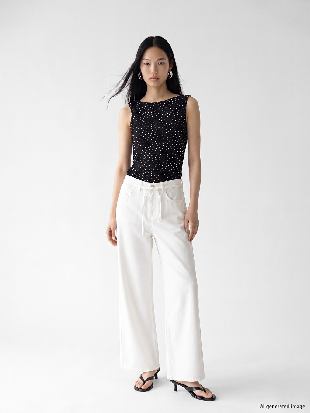 High Waisted Wideleg Women's Jeans
