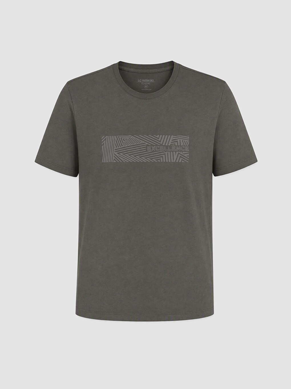 Crew Neck Printed Men's T-shirt-3