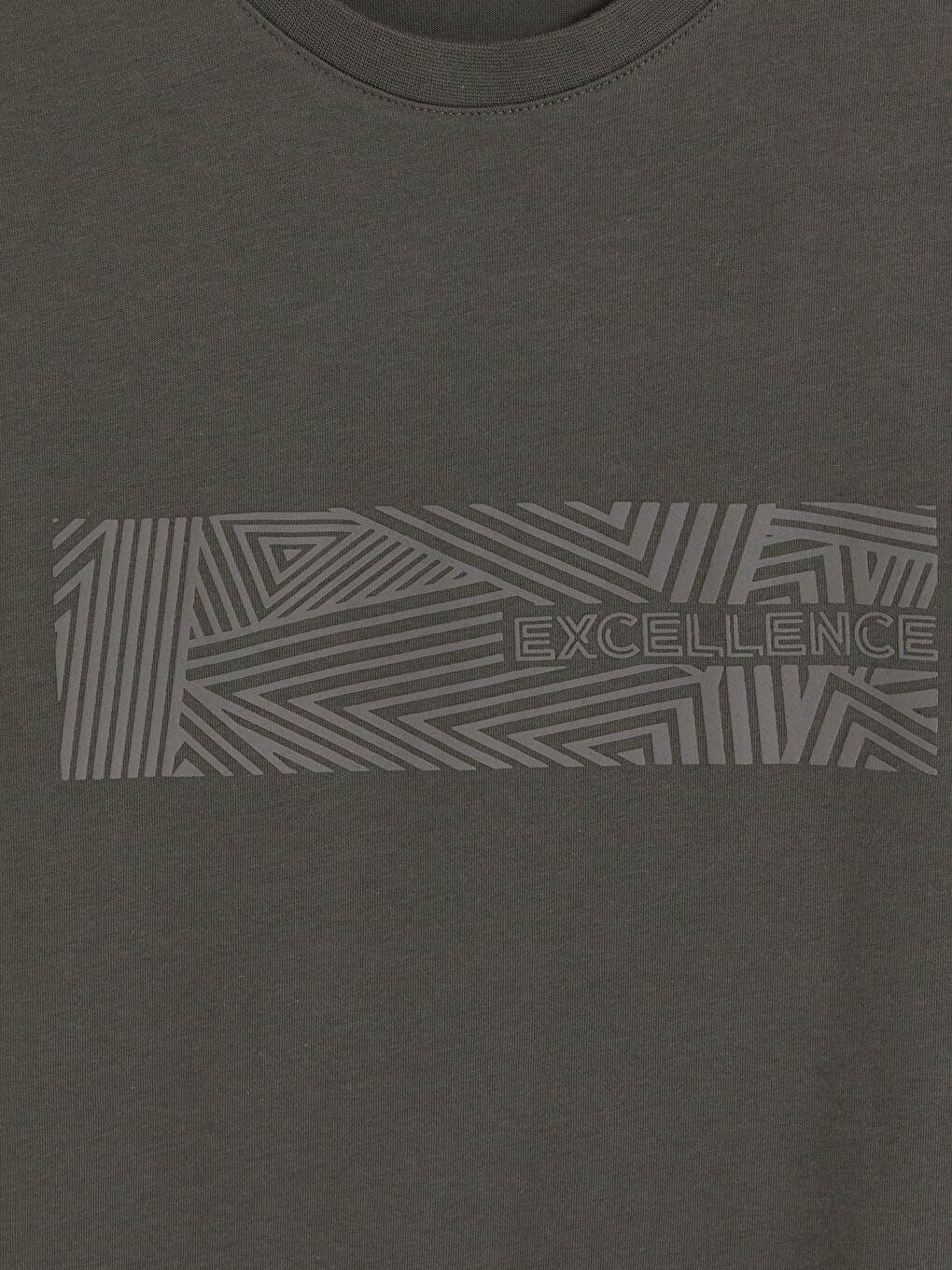 Crew Neck Printed Men's T-shirt-4