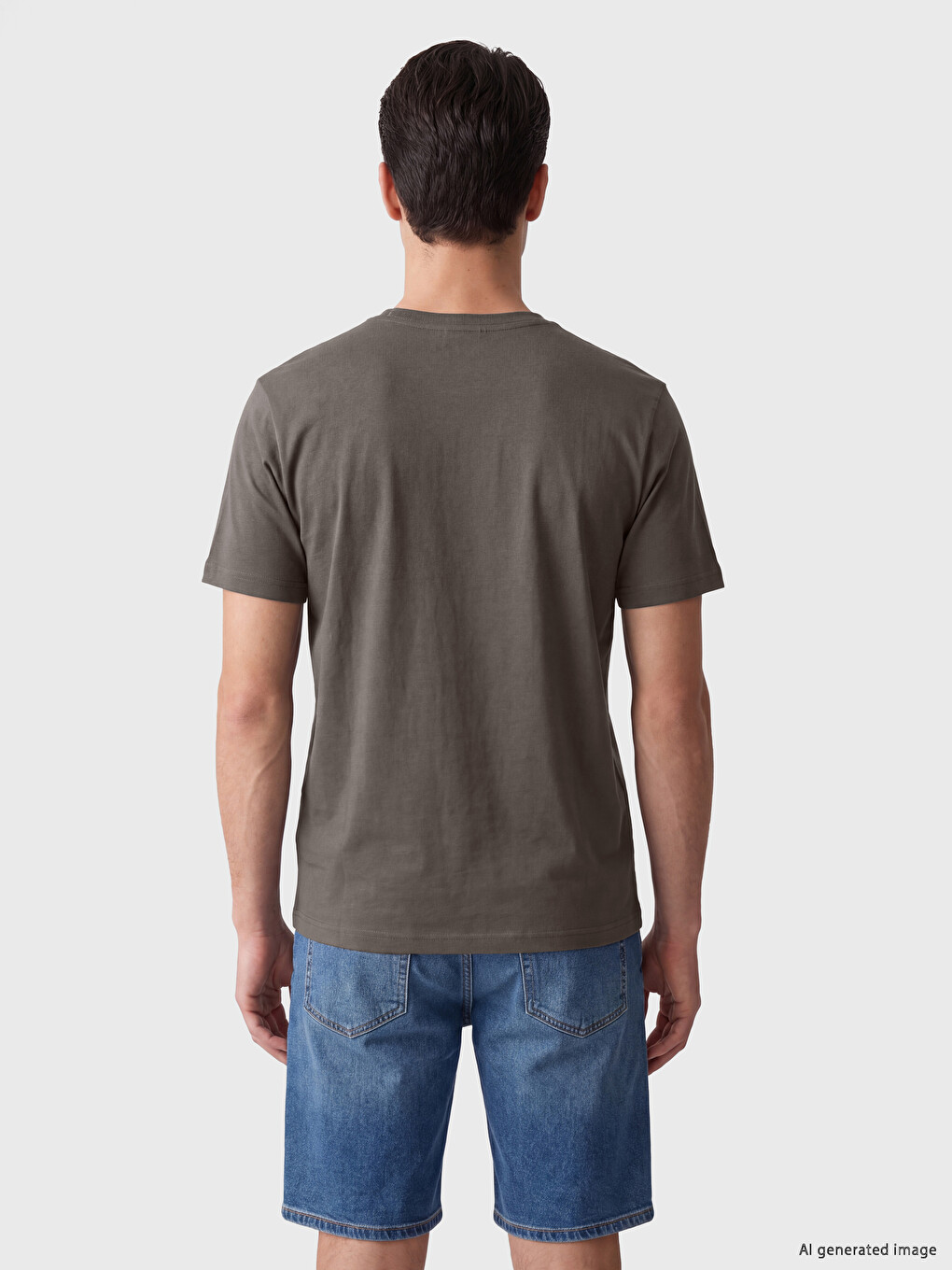 Crew Neck Printed Men's T-shirt-2