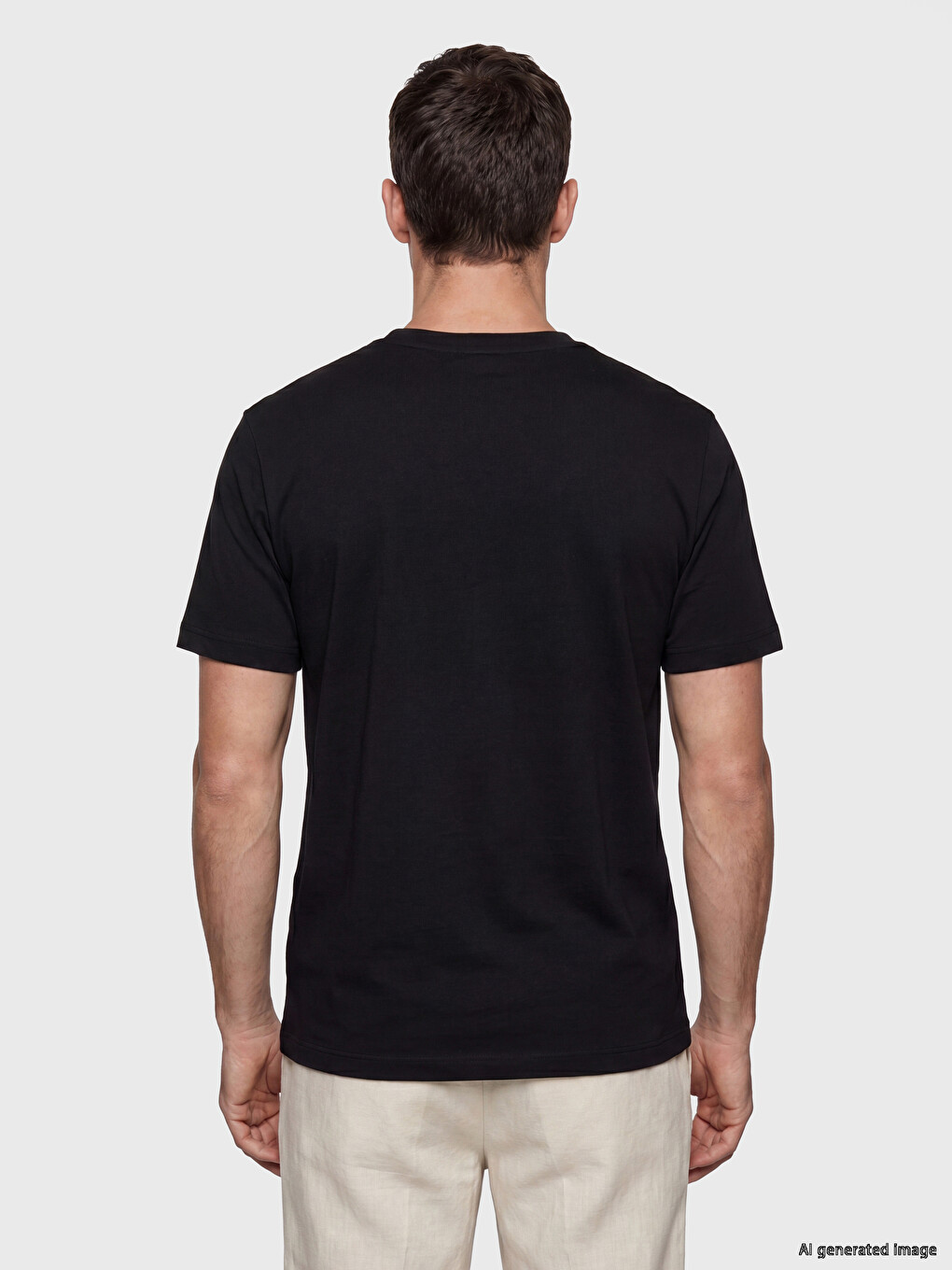 Crew Neck Printed Men's T-shirt-6
