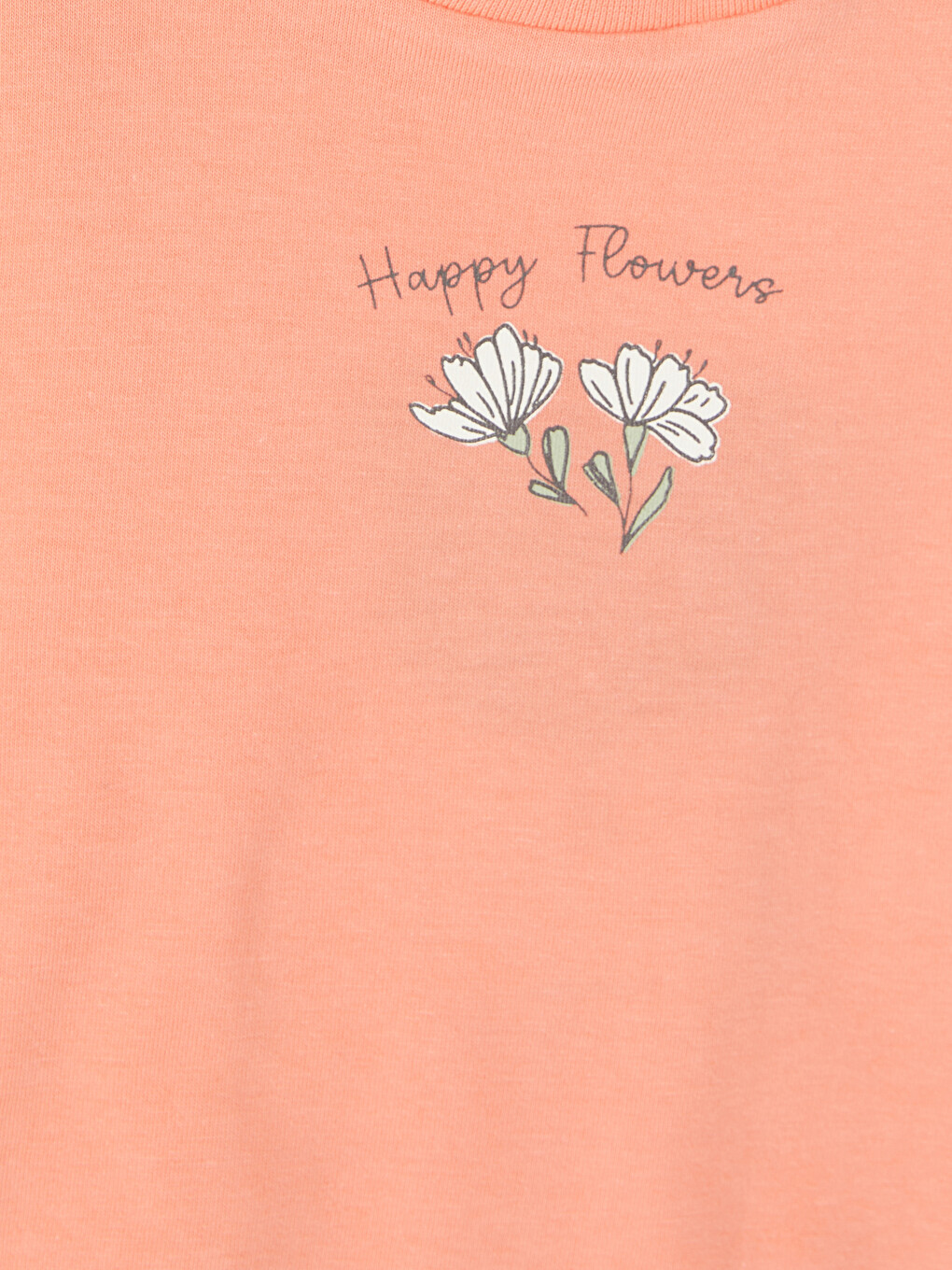 T-shirt À Col Rond À Motif Floral Pour Bébé Fille, Lot De 2-2