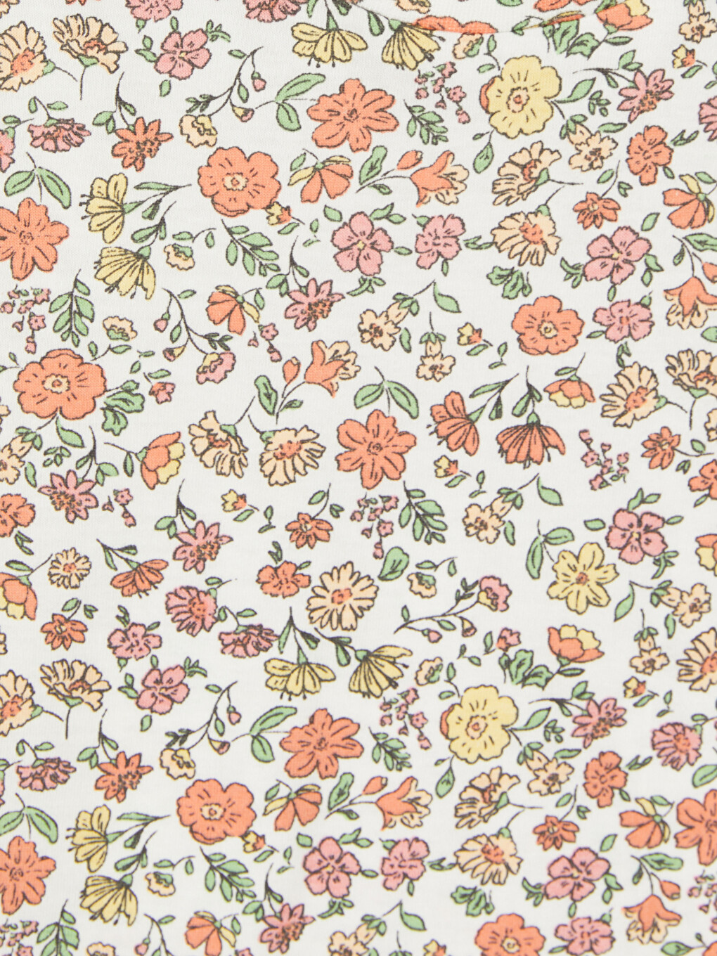 T-shirt À Col Rond À Motif Floral Pour Bébé Fille, Lot De 2-5