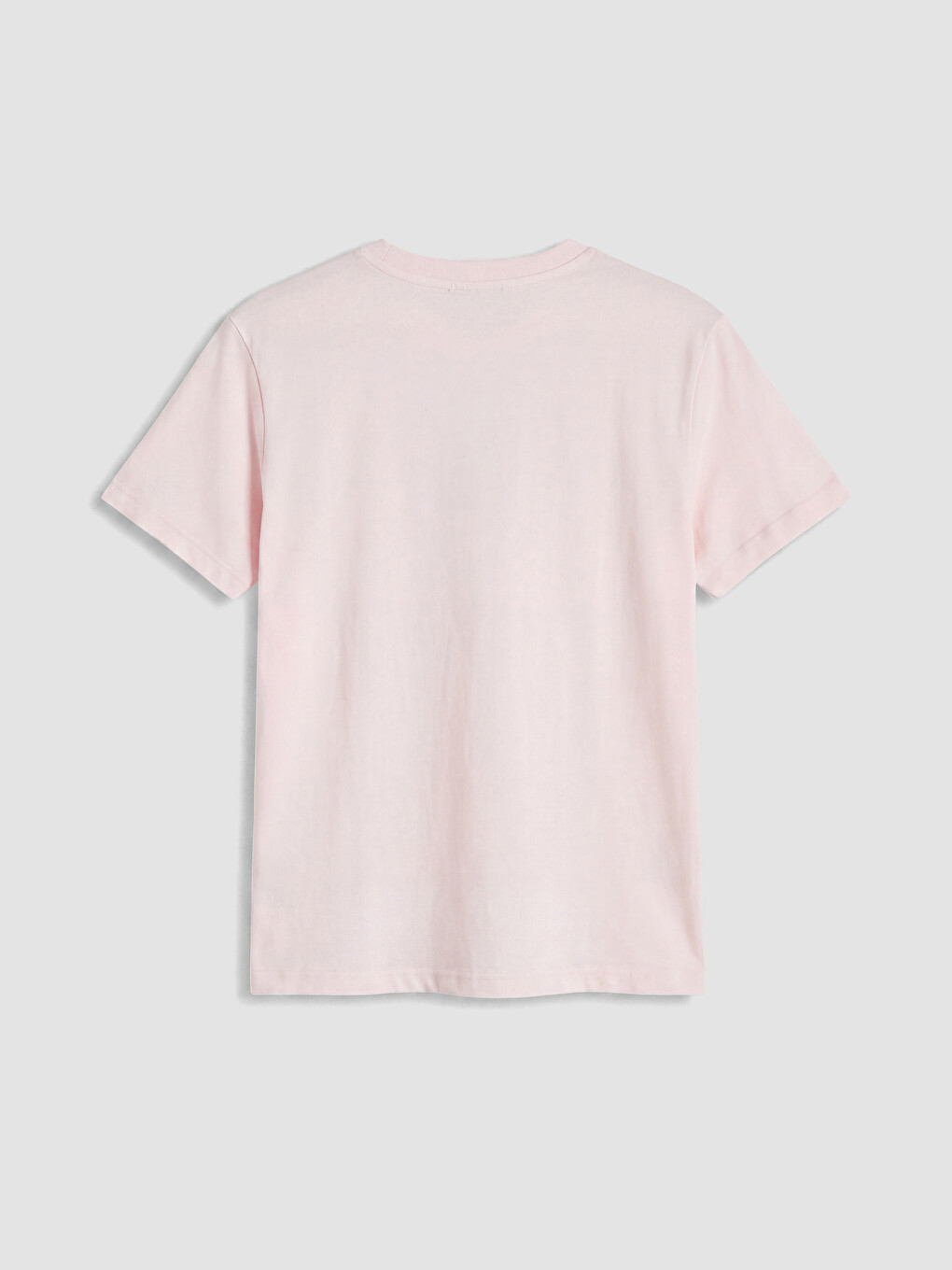 Pembe Bisiklet Yaka Miami Baskılı Kadın Tişört-2