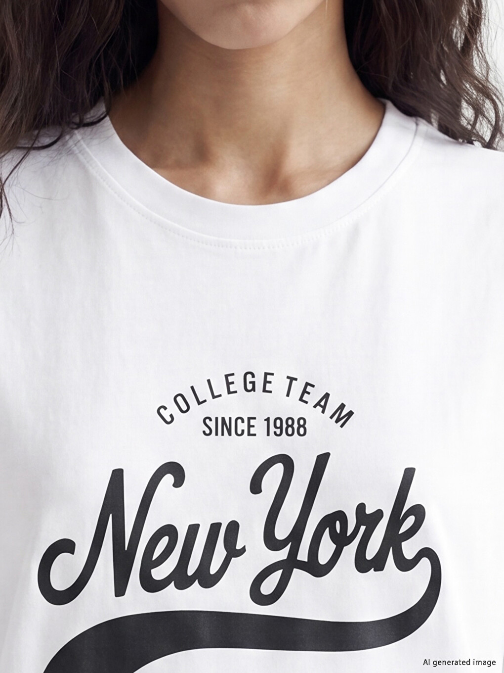 New York Štampana 100% Pamučna Ženska Majica-2