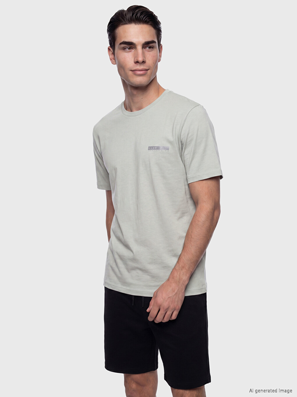 Crew Neck Printed Men's T-Shirt