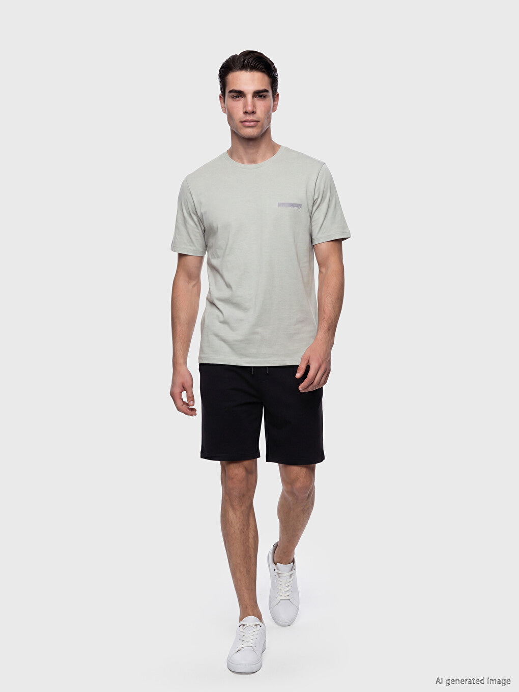 Crew Neck Printed Men's T-Shirt-1
