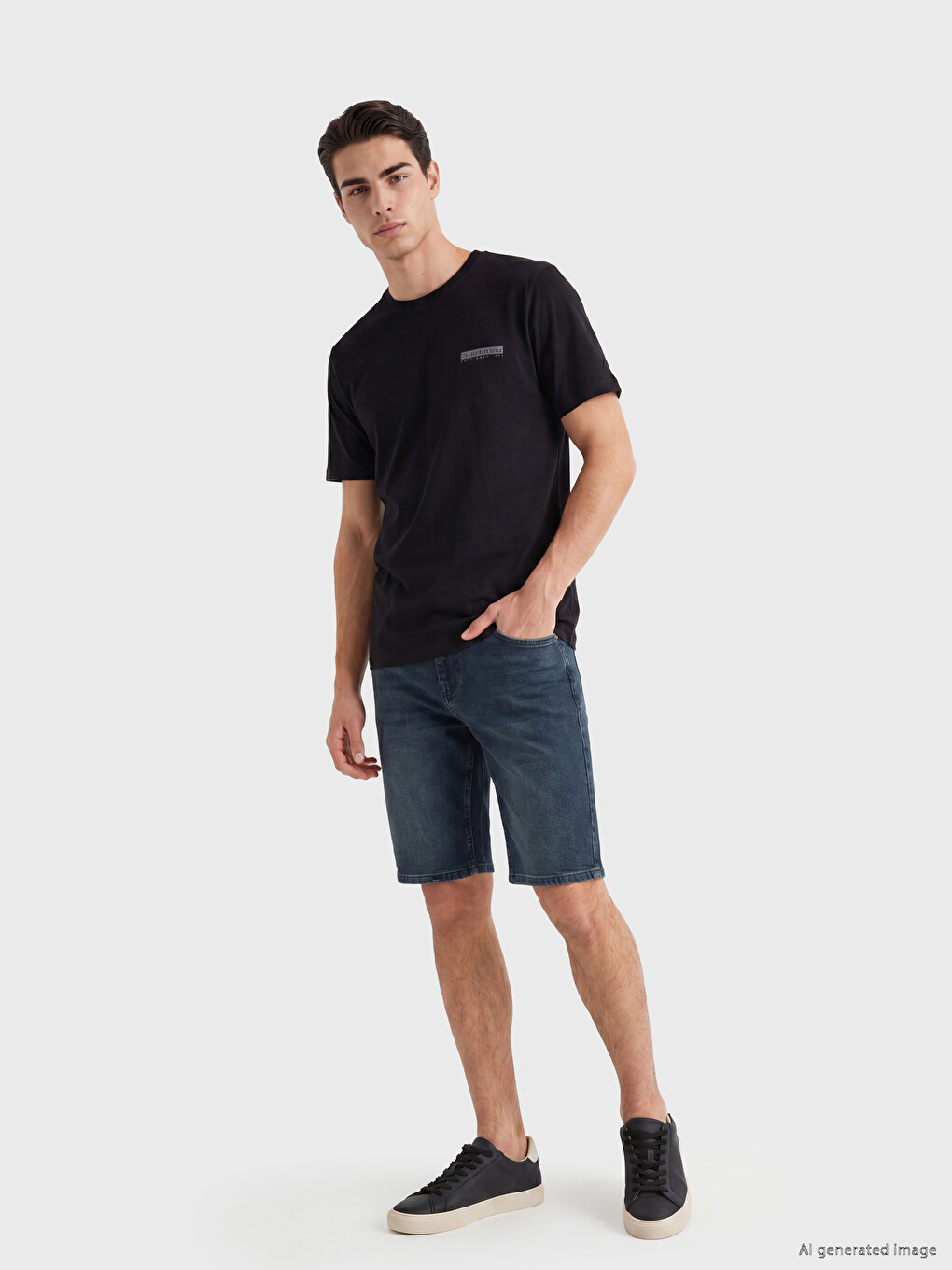 Crew Neck Printed Men's T-Shirt-1