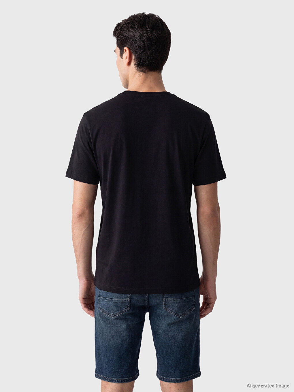 Crew Neck Printed Men's T-Shirt-2