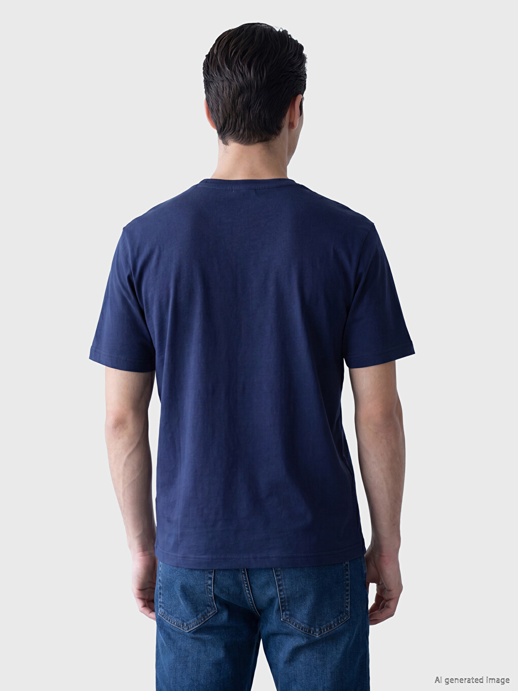 Crew Neck Printed Men's T-shirt-2