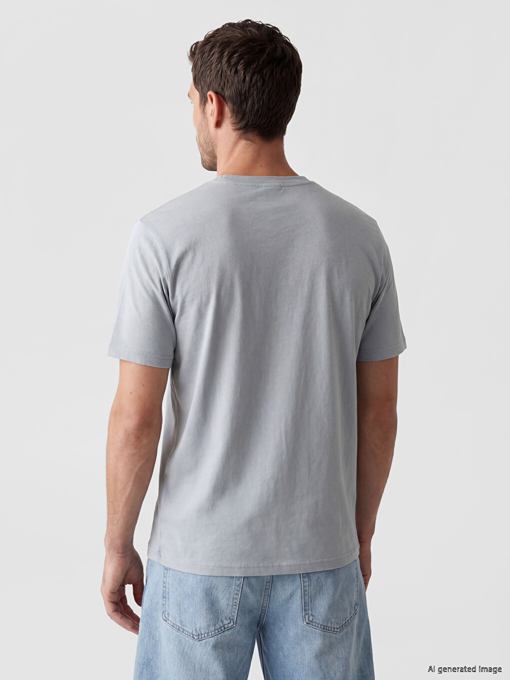 Crew Neck Printed Men's T-Shirt-2