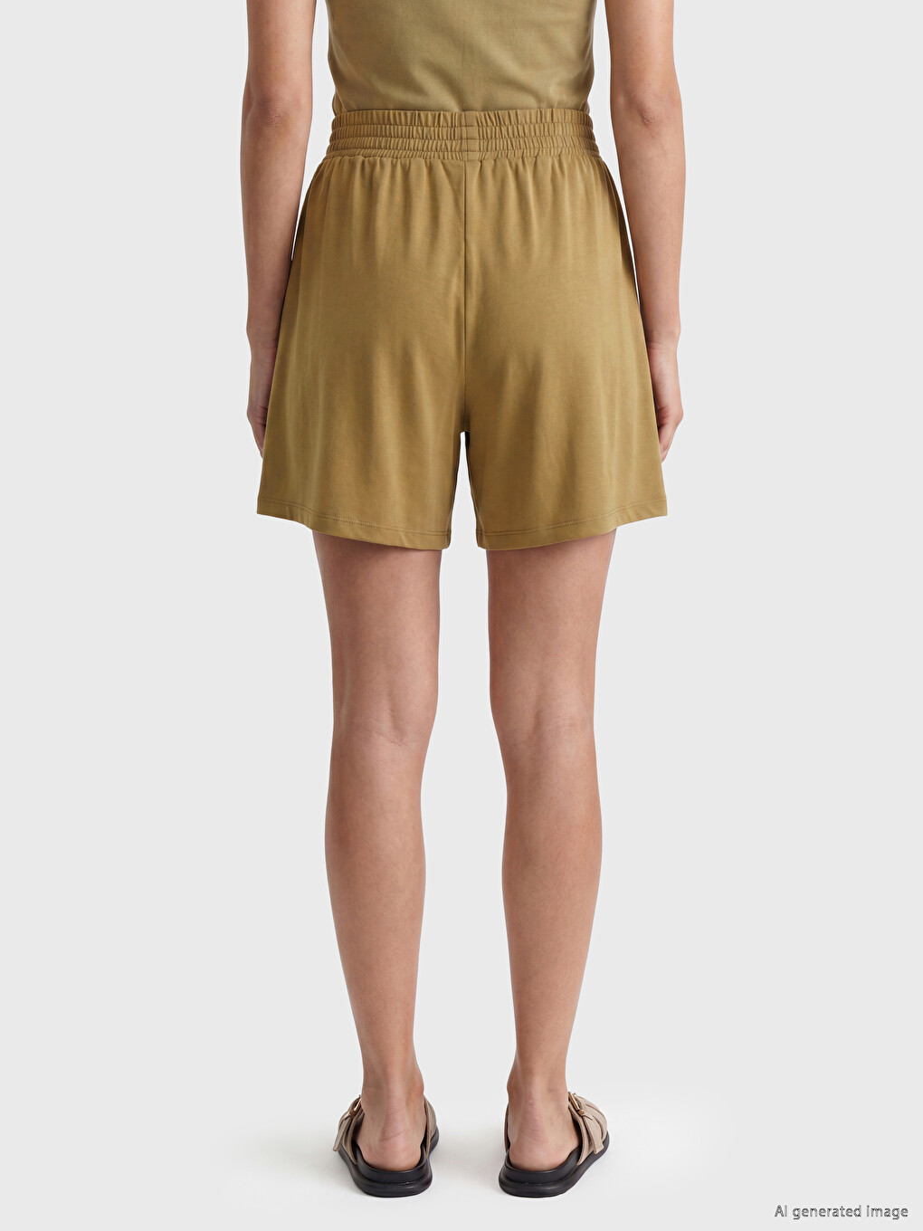 Modal Blended Women's Shorts-3