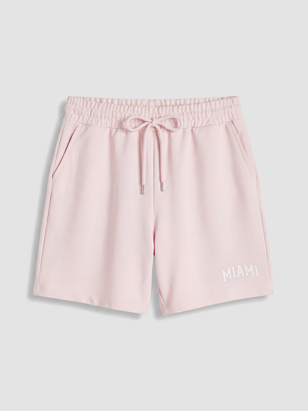 Pembe Miami Baskılı Kadın Şort