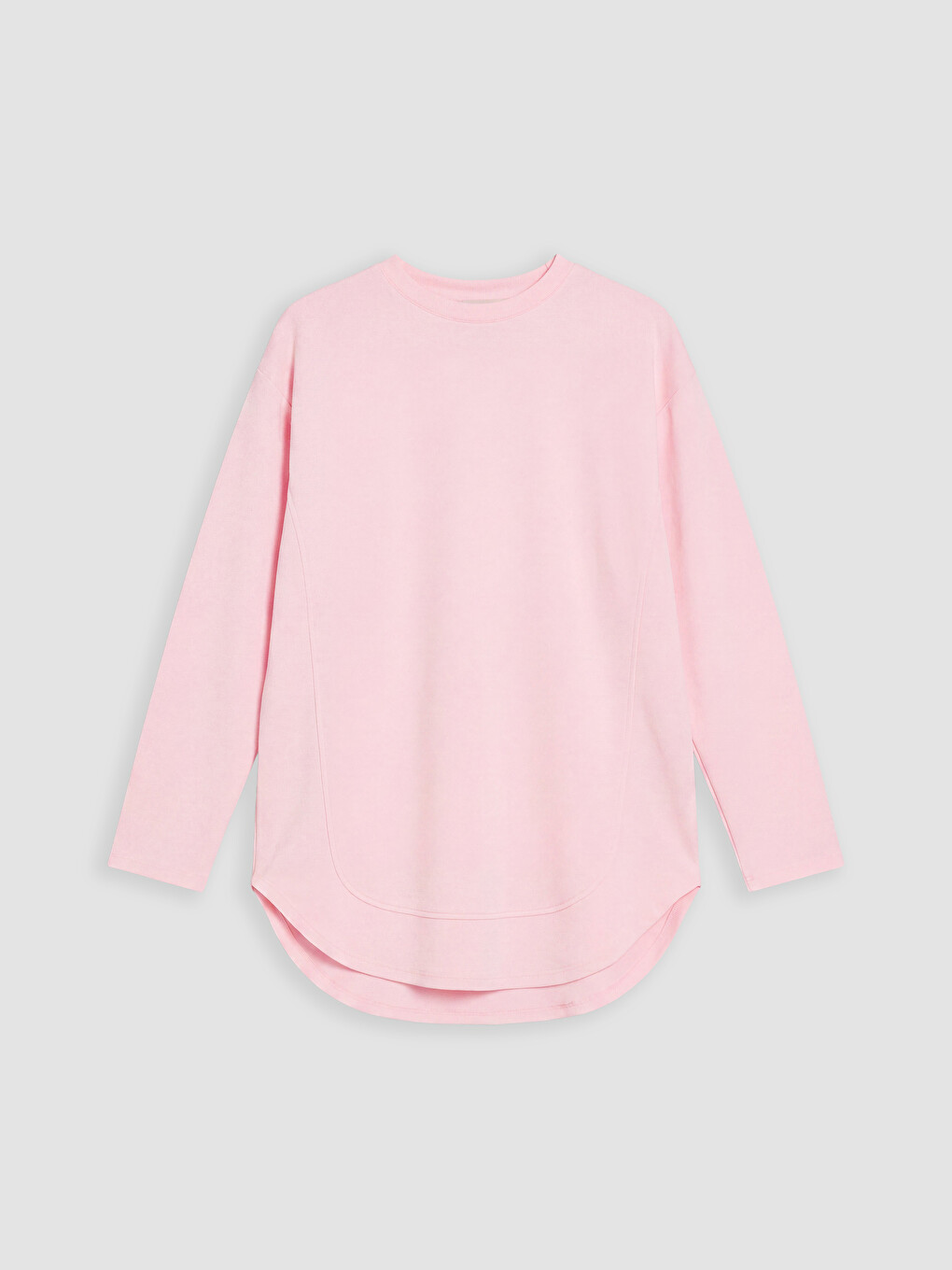 Pembe Oversize Soft Touch Kadın Tunik