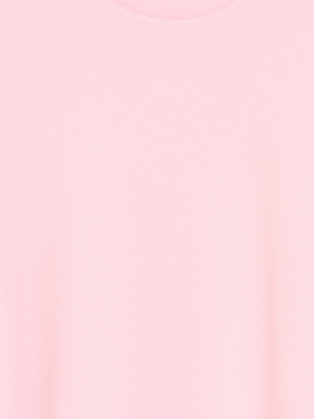 Pembe Oversize Soft Touch Kadın Tunik-1