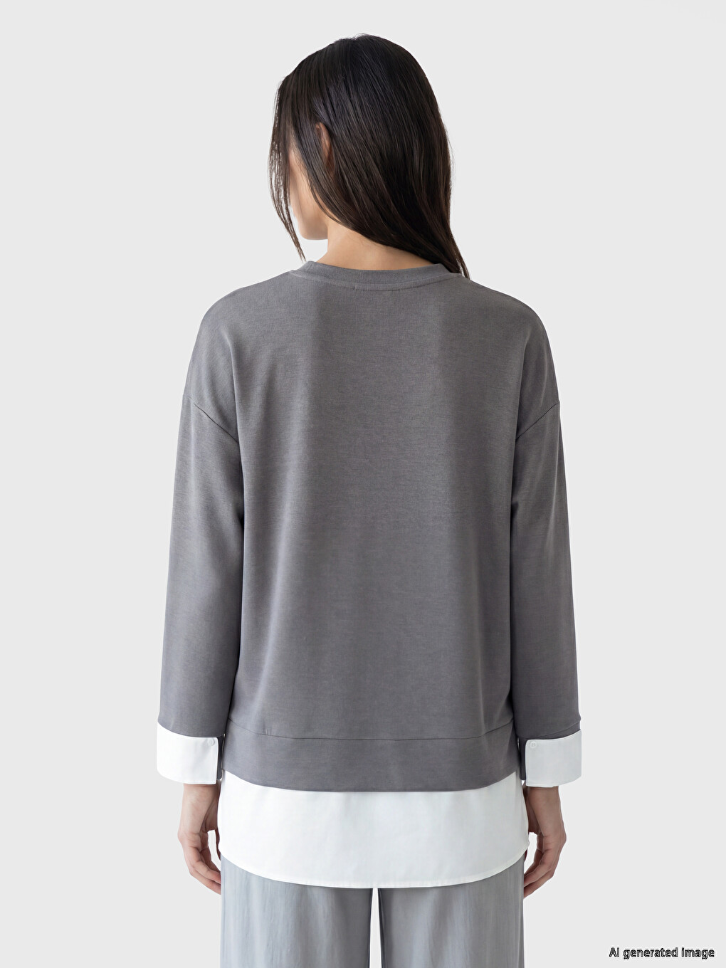 Soft Touch Oversize Women's Sweatshirt Tunic-3