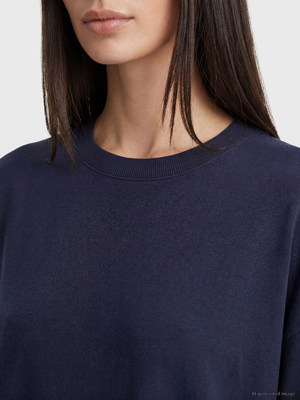 Soft Touch Oversize Women's Sweatshirt Tunic-2