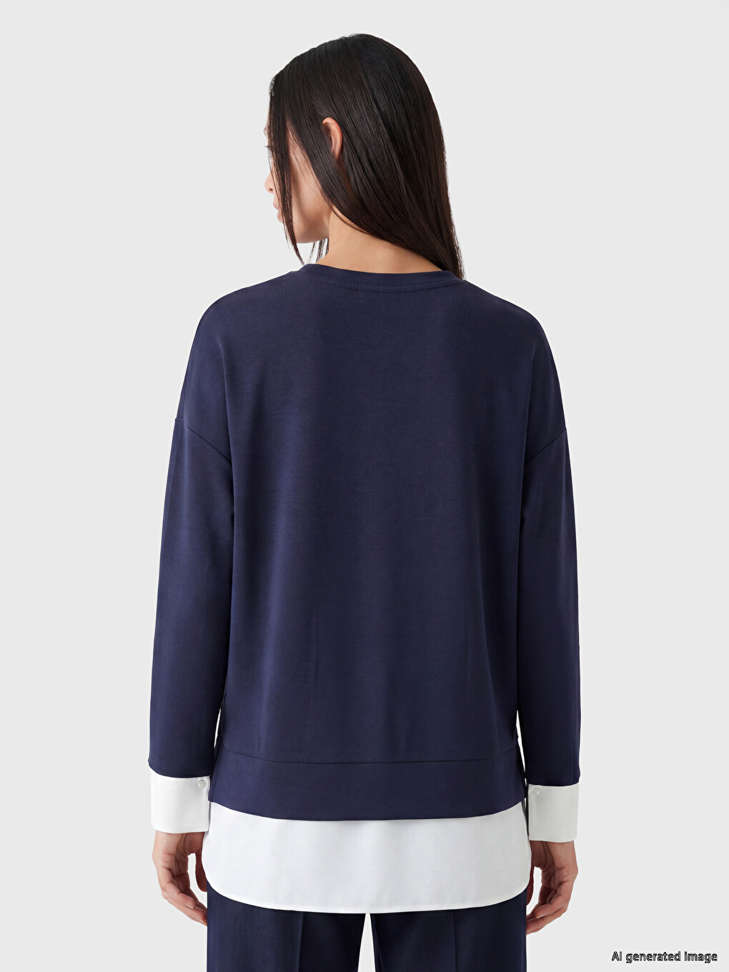 Soft Touch Oversize Women's Sweatshirt Tunic-3