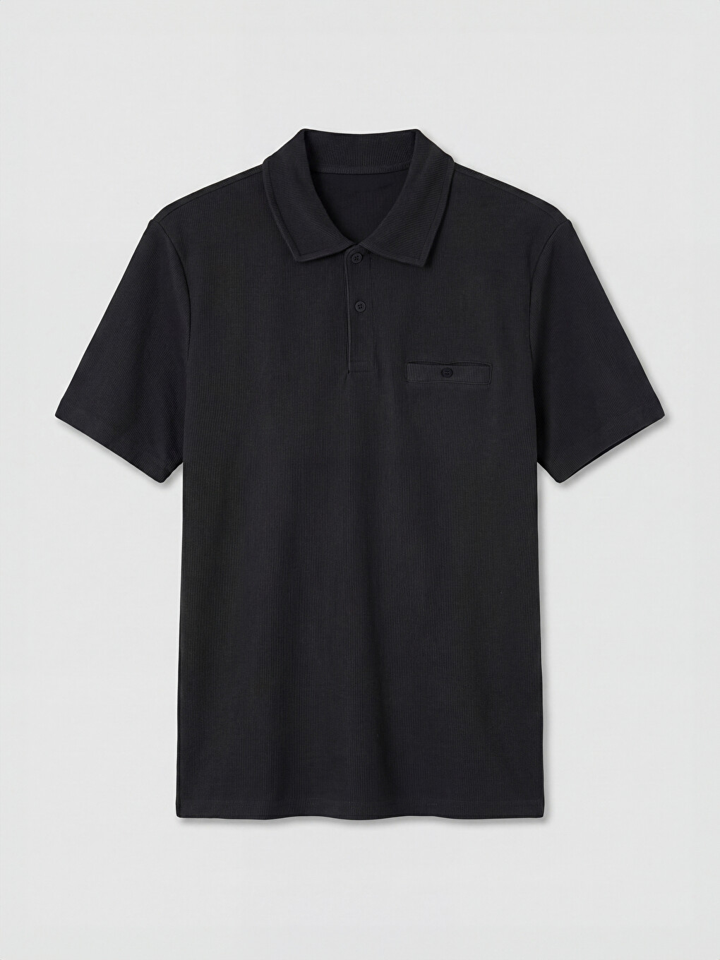 Polo Collar Men's Knitwear T-Shirt-3