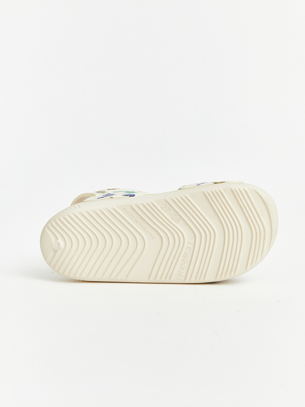 Bej Desenli Cırt Cırtlı Erkek Çocuk Sandalet-2