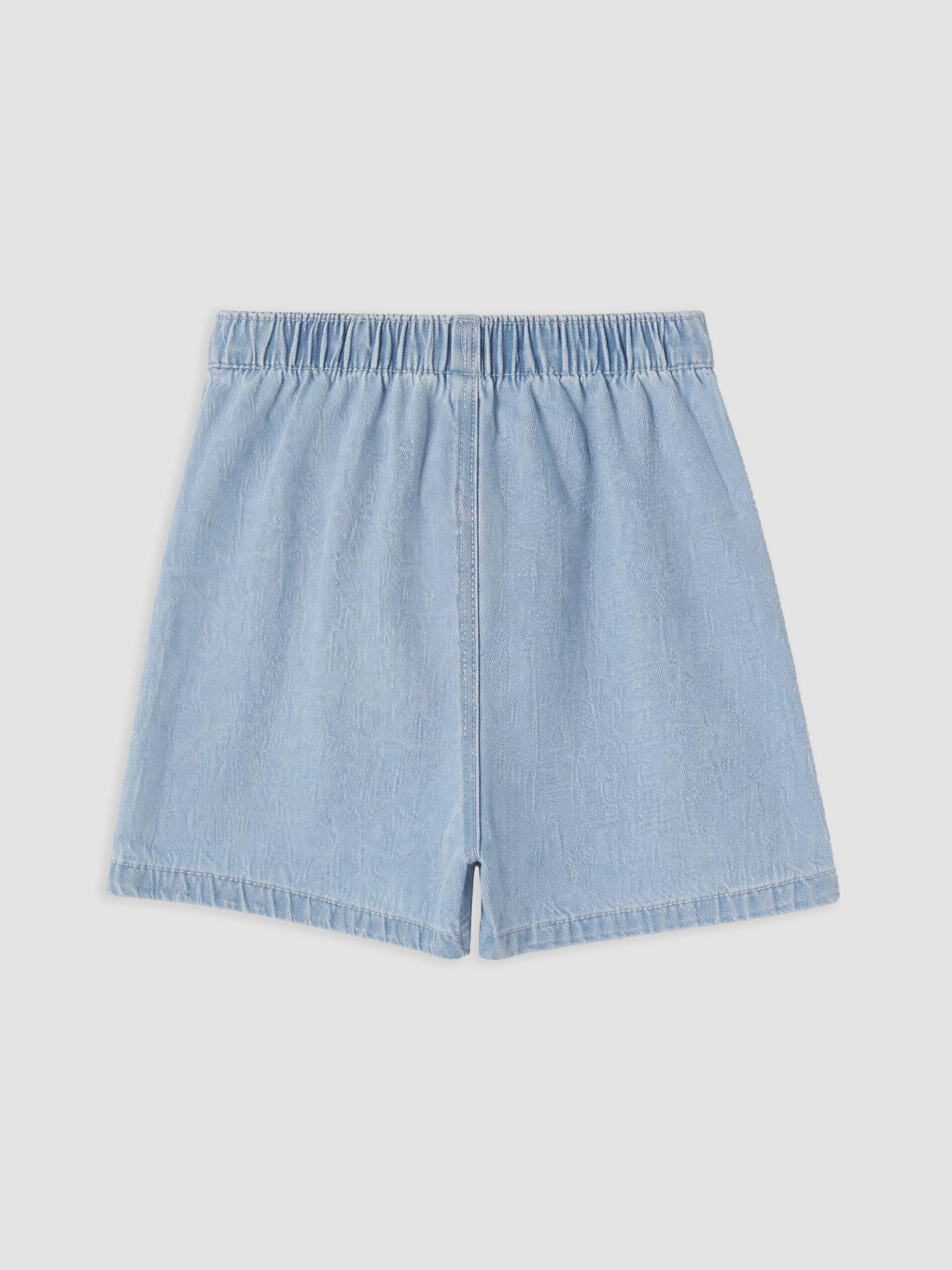 Girl Blue Denim Shorts-1