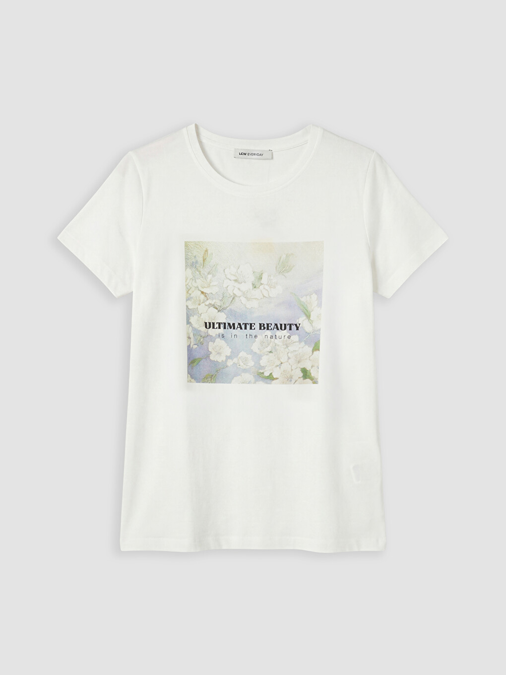 Woman White T-Shirt-4