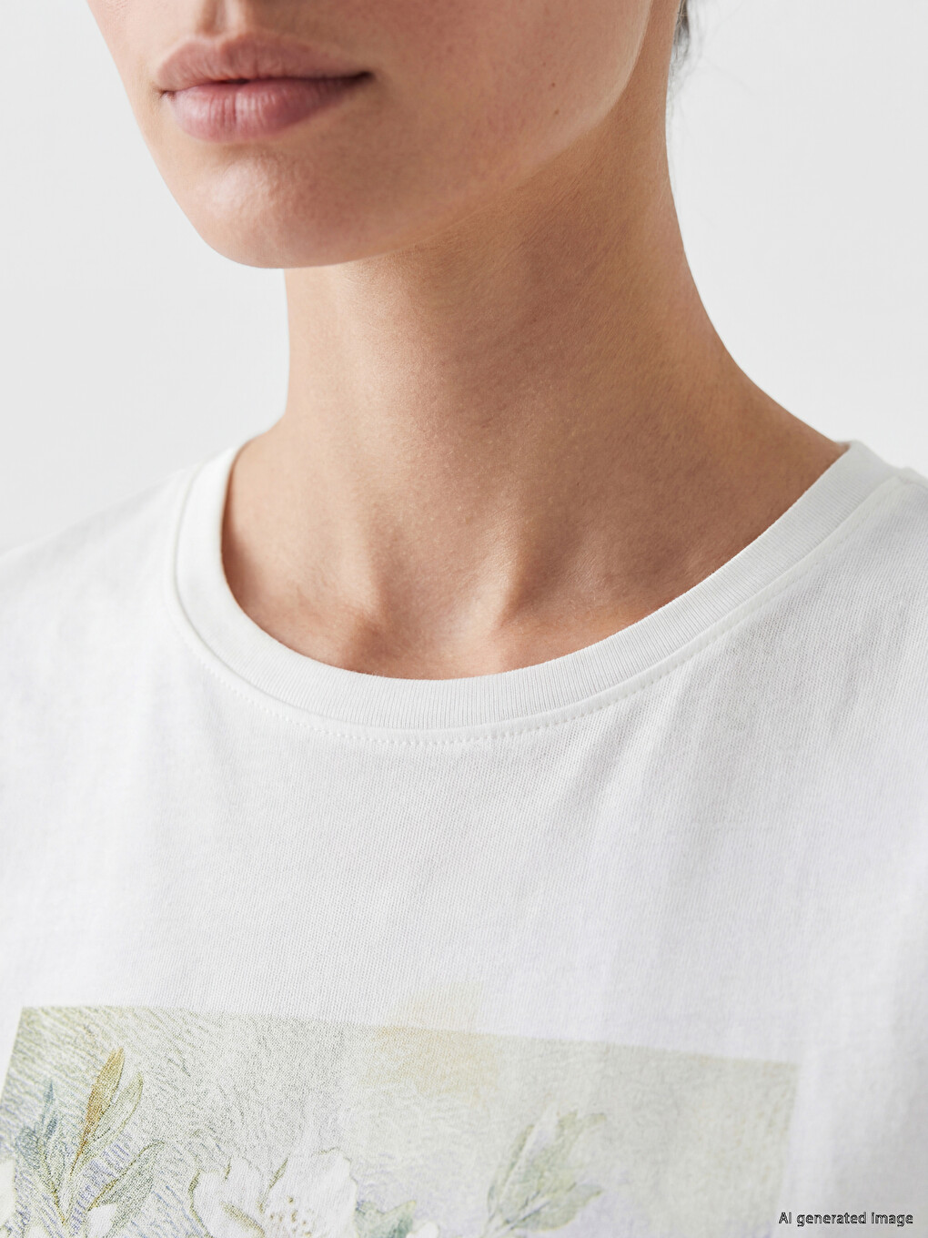 Woman White T-Shirt-2