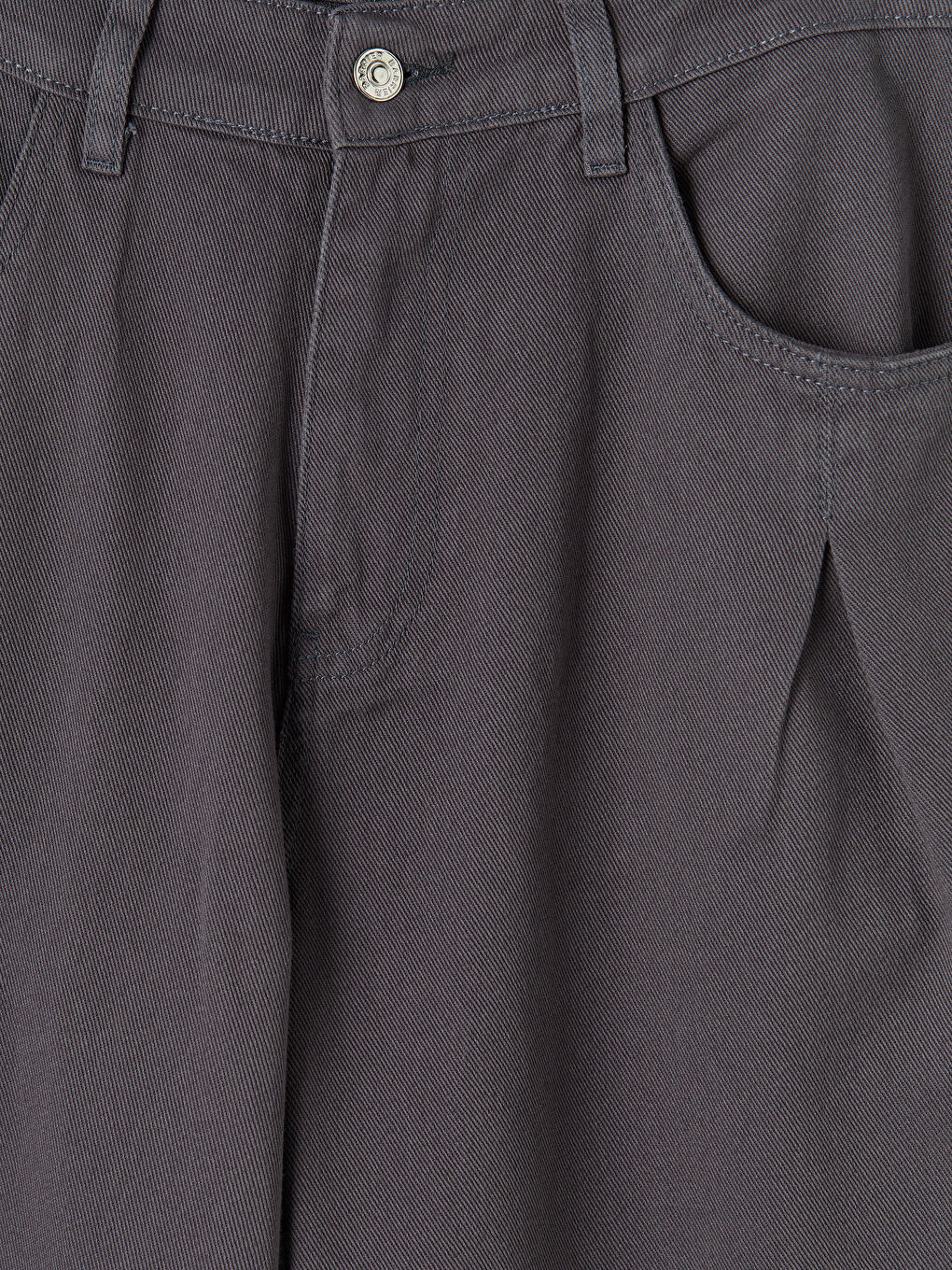 Antrasit Regular Fit Erkek Pileli Pantolon-2