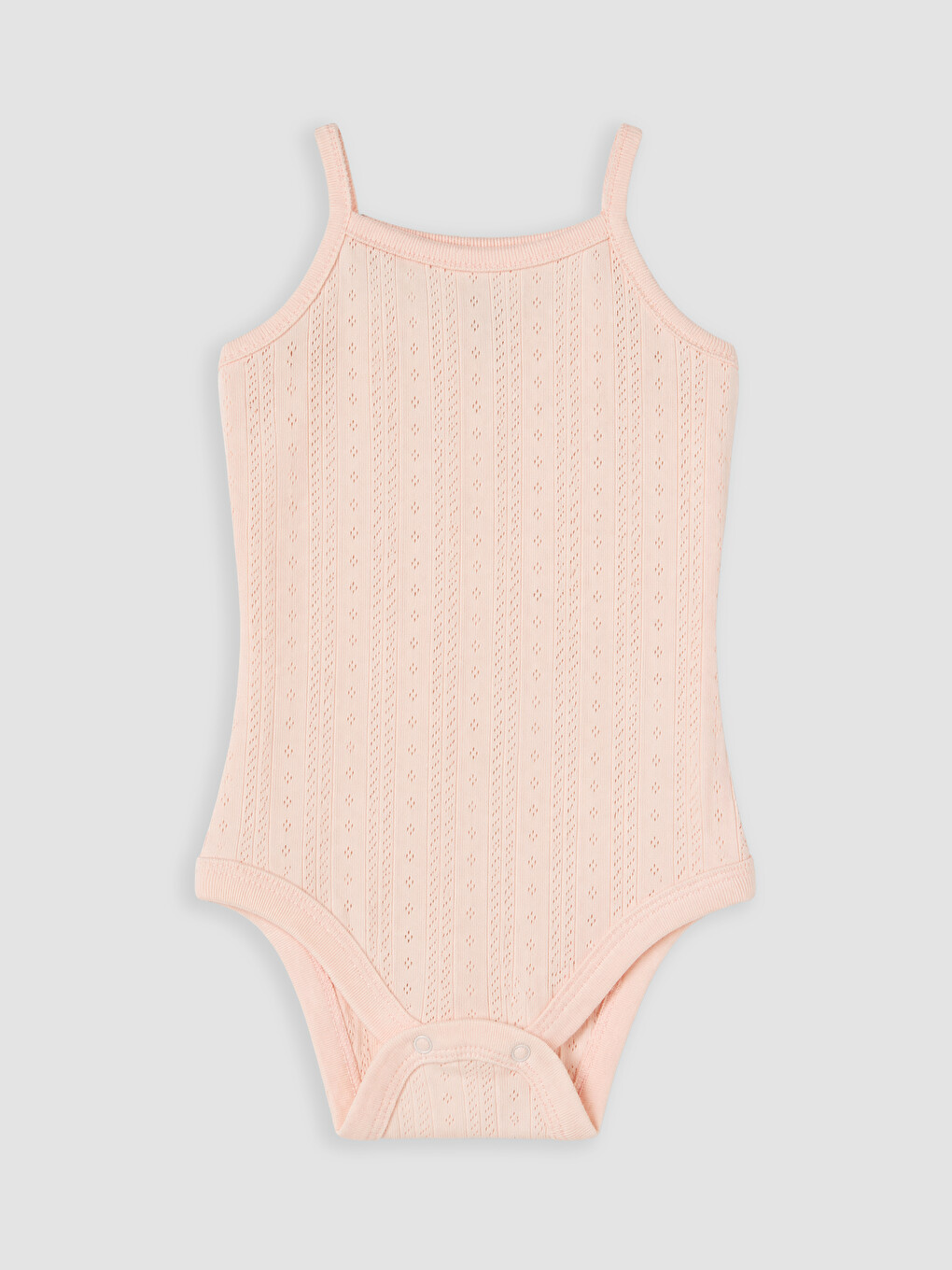 Pembe Desenli Askılı Kız Bebek Çıtçıtlı Body 3'lü-1