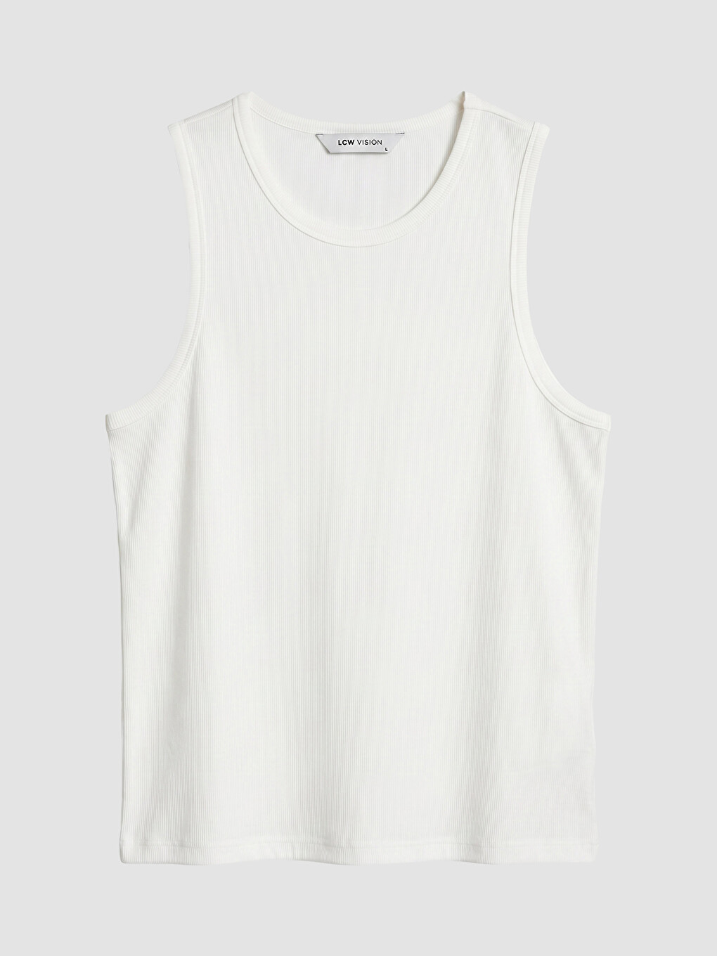 Man White Tank Top