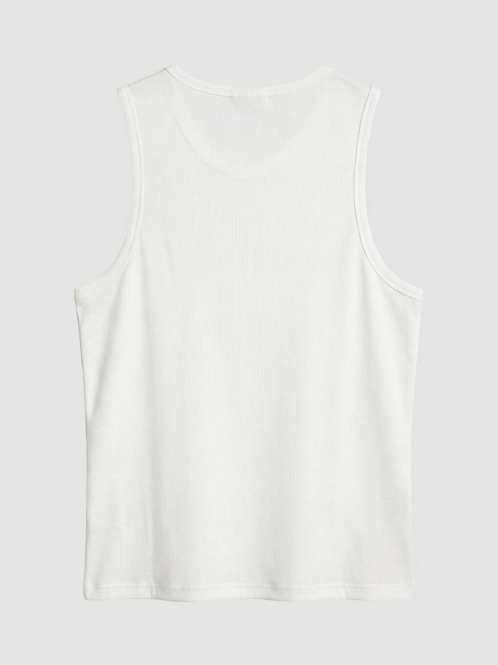 Man White Tank Top-2