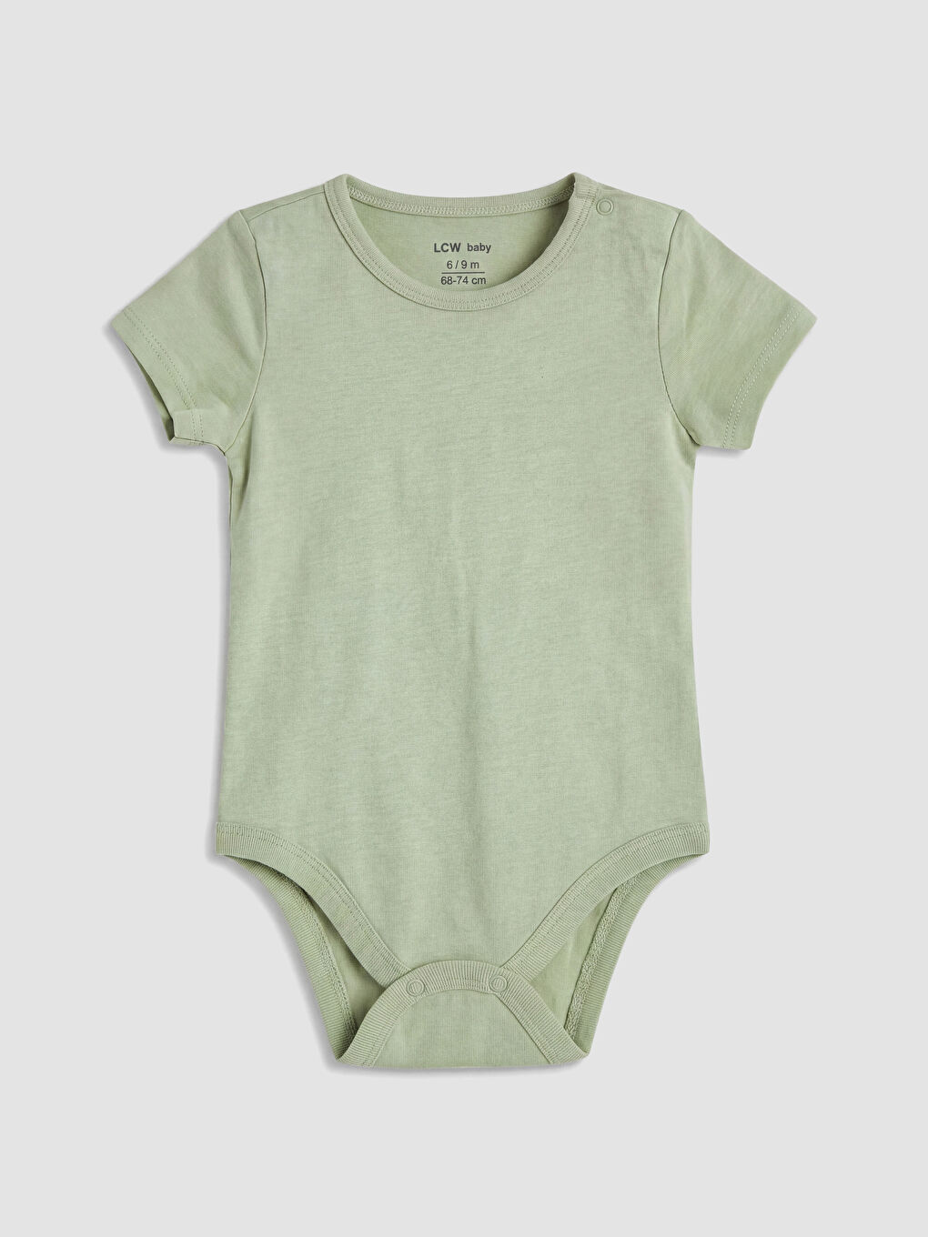 Ekru Erkek Bebek Çıtçıtlı Body 2'li-1