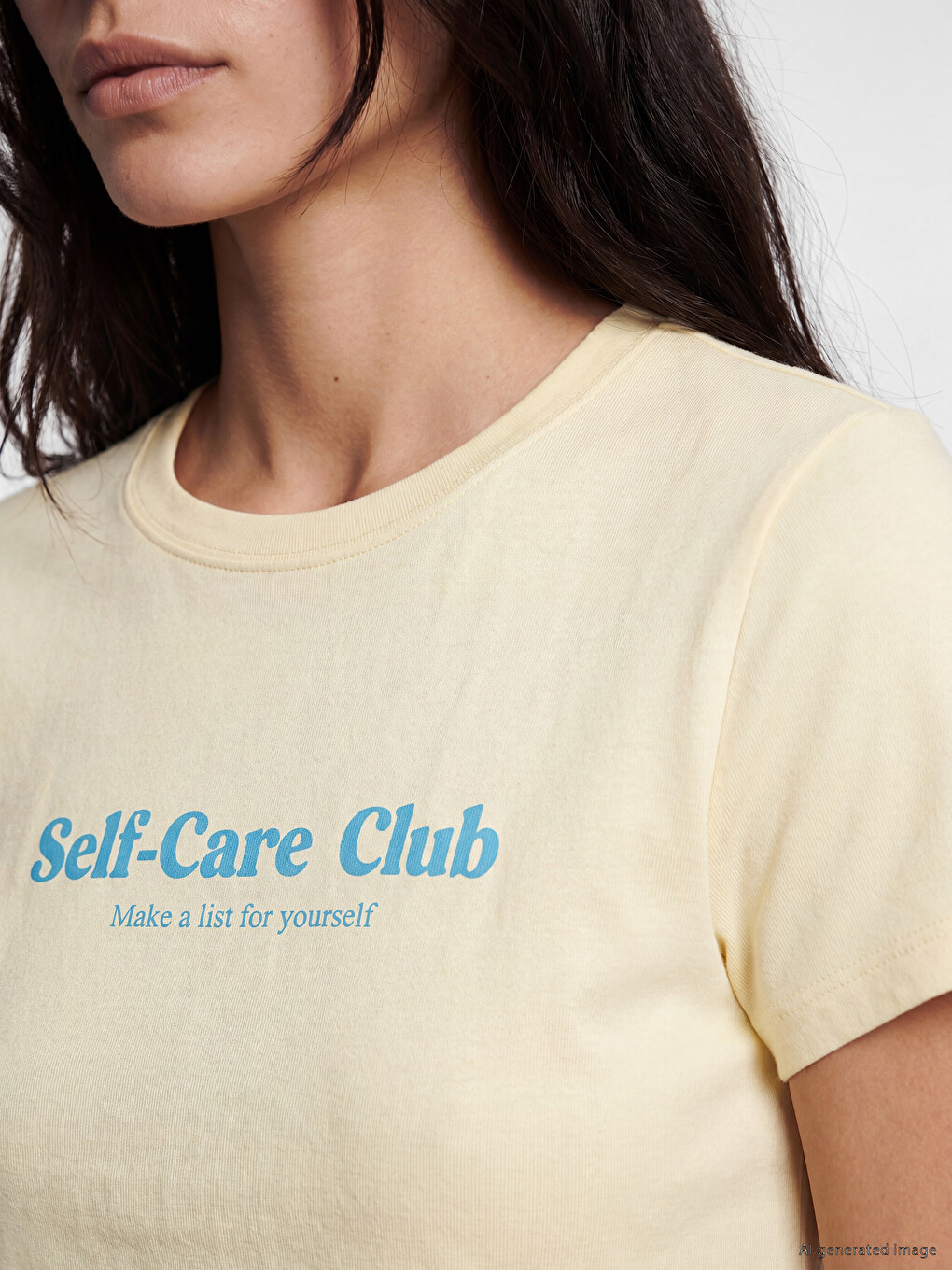 Crew Neck Printed Women's T-Shirt-2