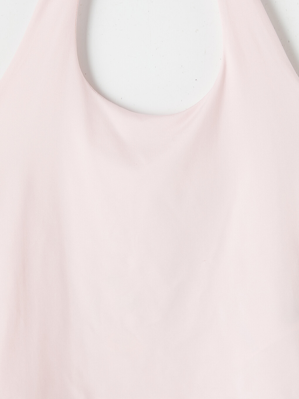 Pembe Halter Yaka Kadın Crop-1