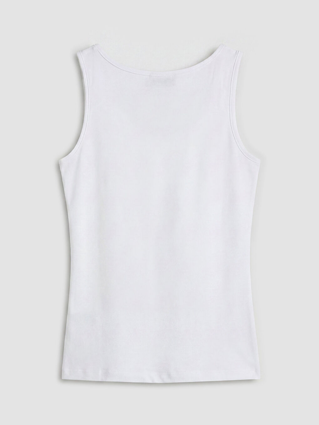 Beyaz U Yaka Kadın Atlet-1