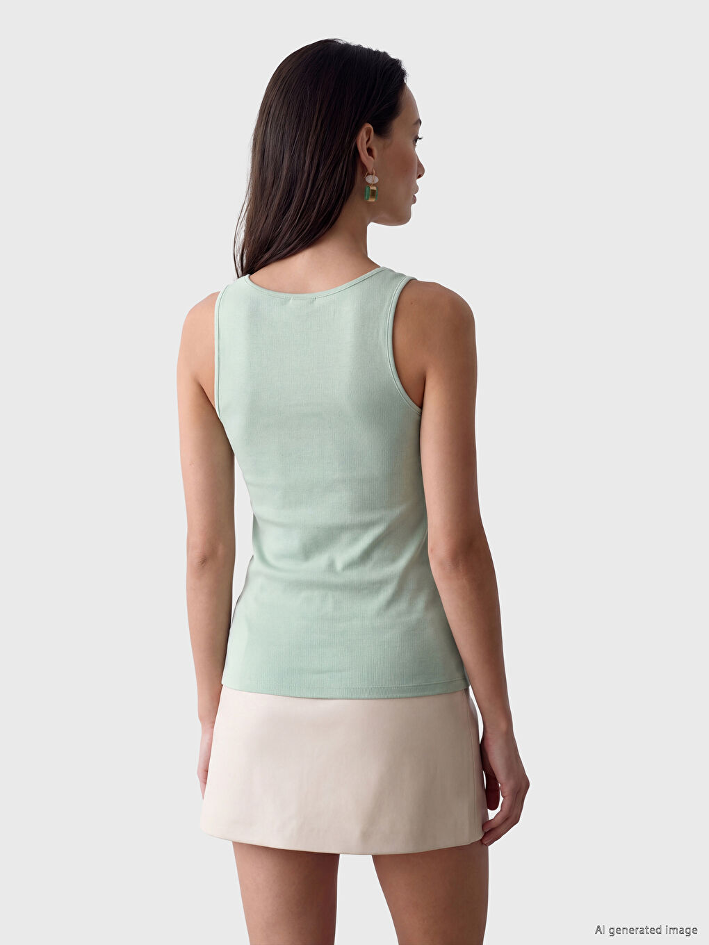 U Neck Women's Tank Top-2