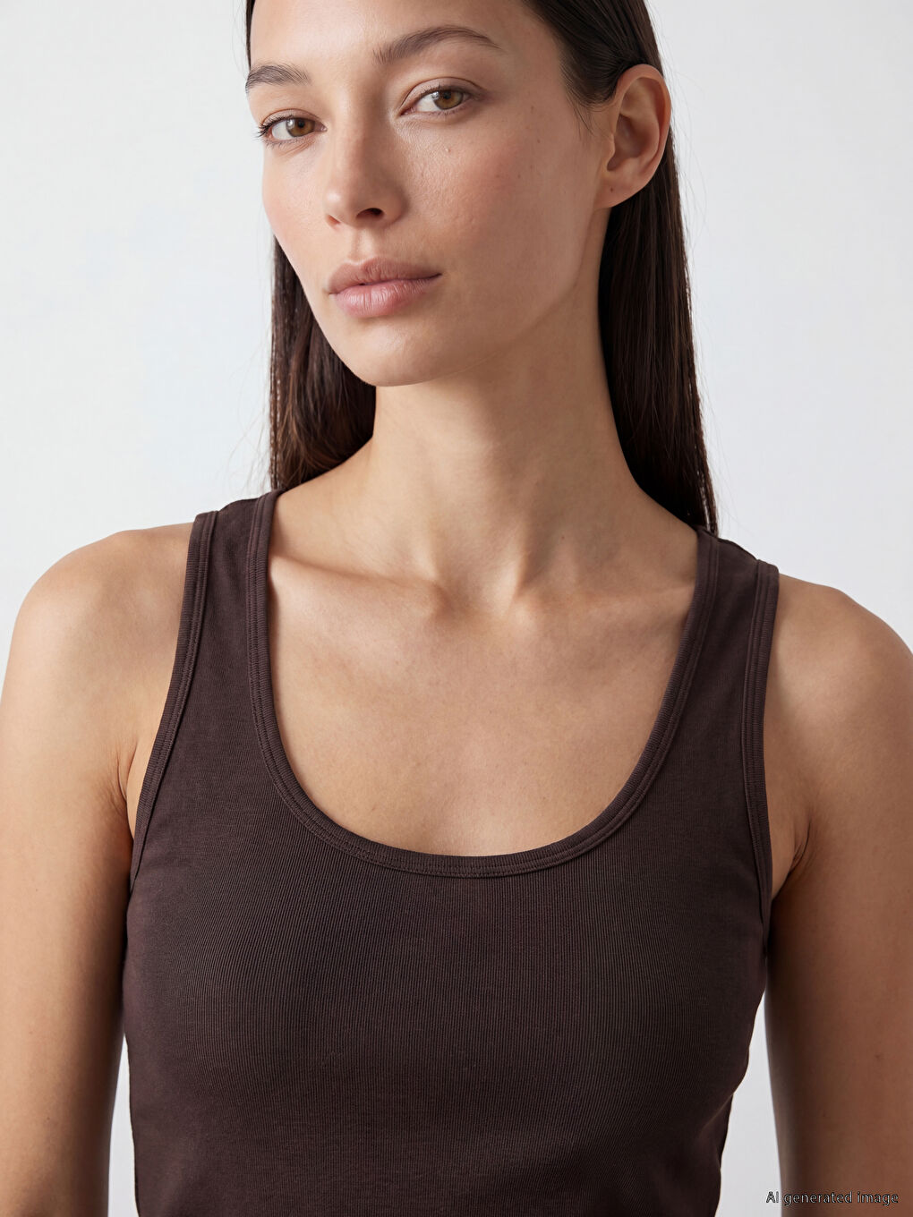 U Neck Women's Tank Top-2