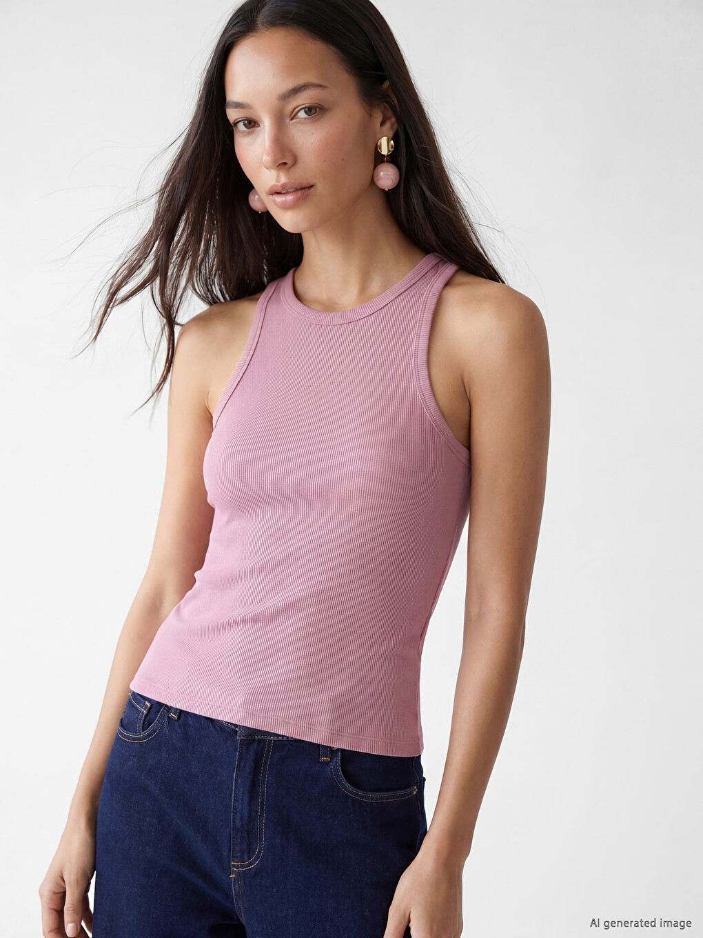Crew Neck Women's Tank Top