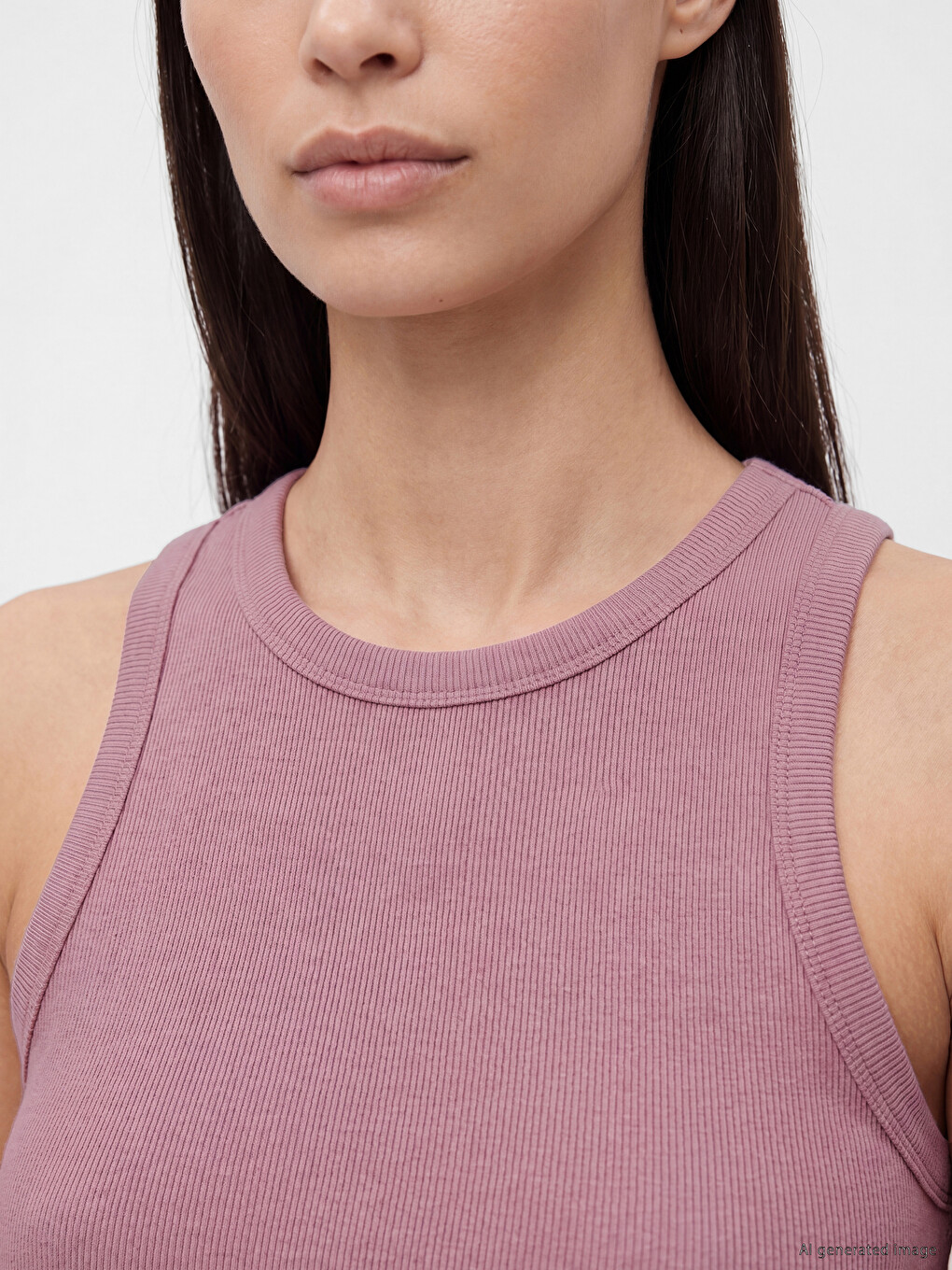 Crew Neck Women's Tank Top-2