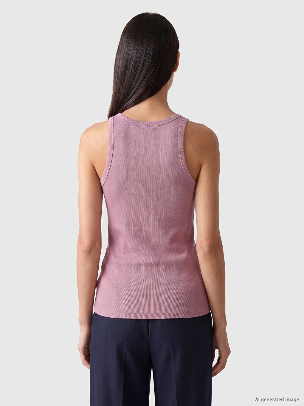 Crew Neck Women's Tank Top-3