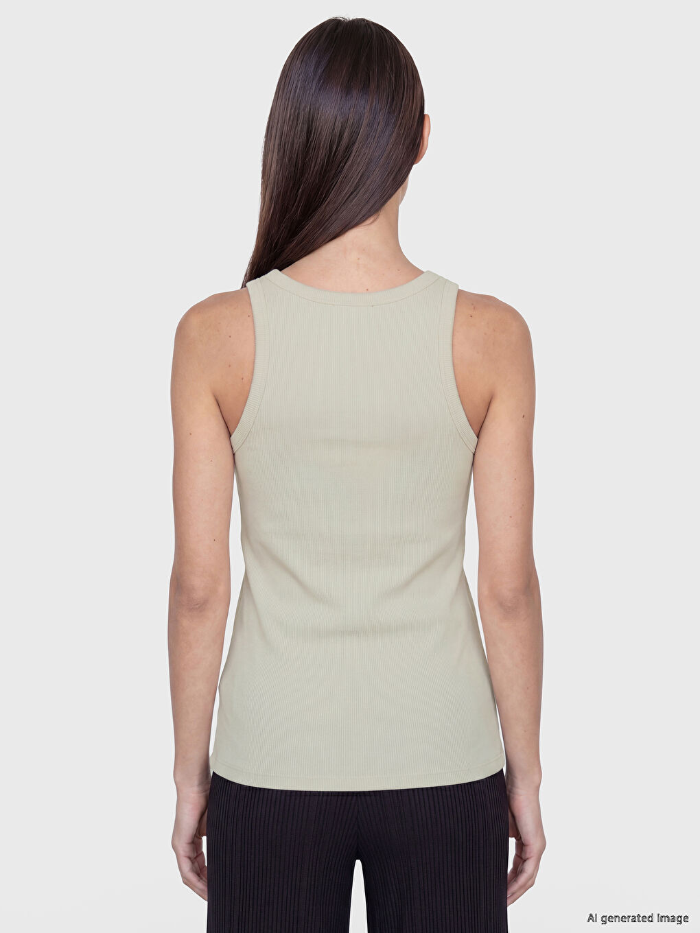 Crew Neck Women's Tank Top-3