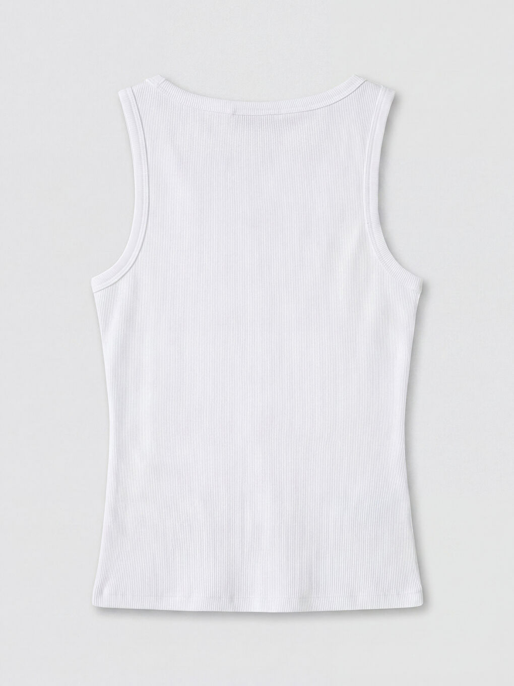 Beyaz U Yaka Kadın Atlet-1