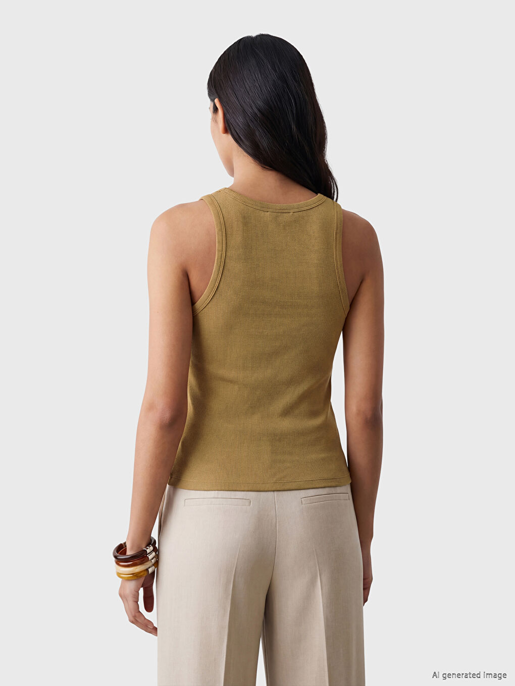 U Neck Women's Tank Top-2