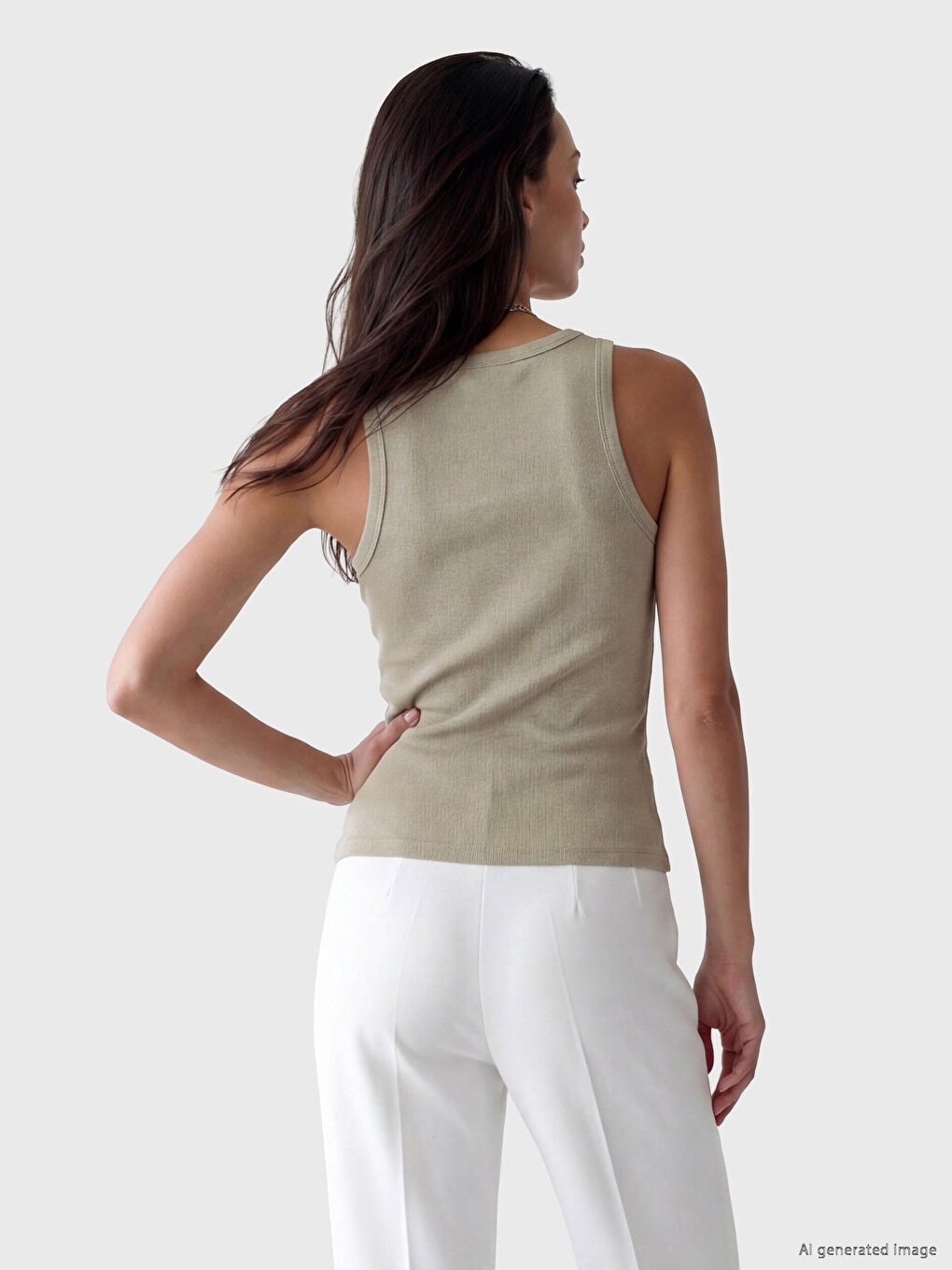 U Neck Women's Tank Top-2