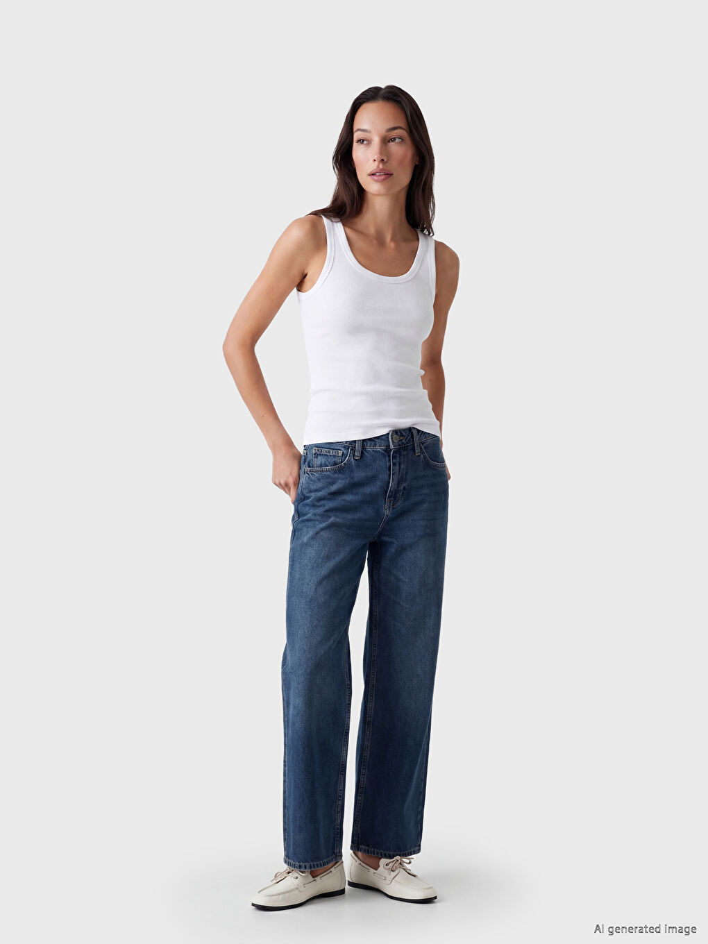 U Neck Women's Tank Top-1