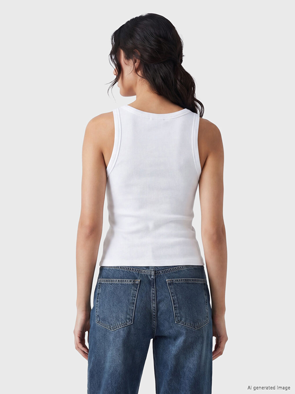U Neck Women's Tank Top-2