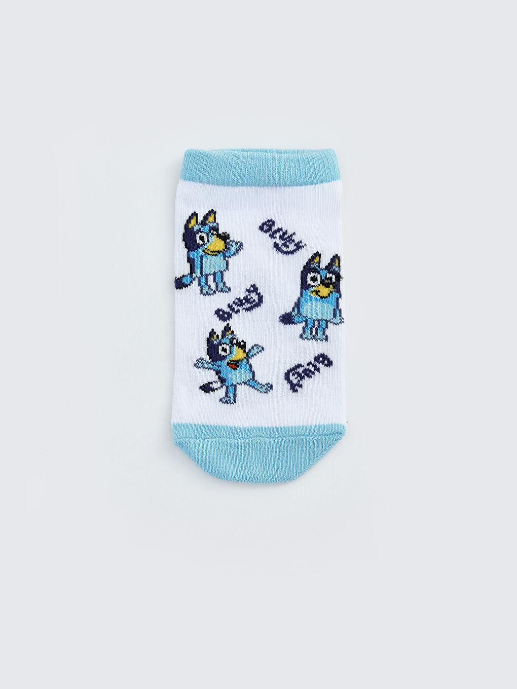Karışık Bluey Baskılı Erkek Çocuk Patik Çorap 5'li-6